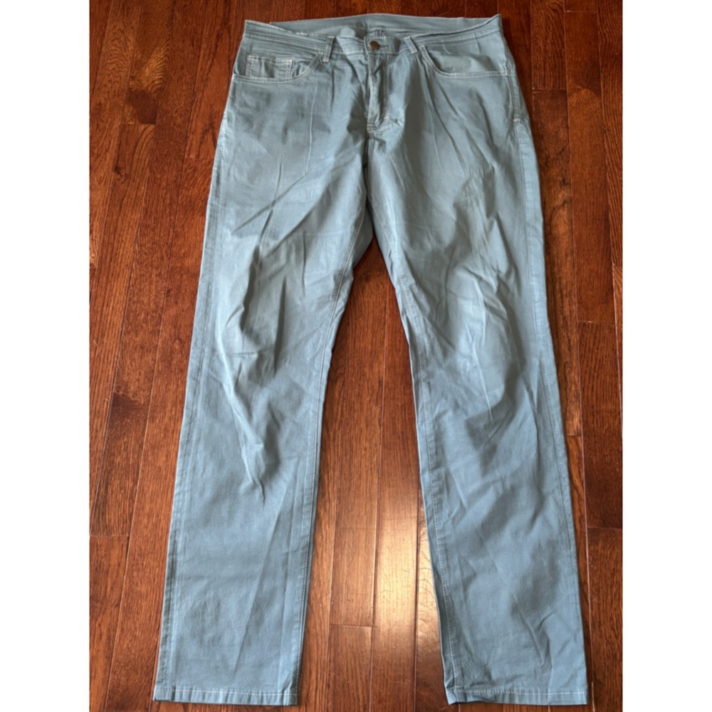 Blue Delta Jeans Holland & Sherry Men's 34x32 Blue Gray 5 Pocket Custom Pants